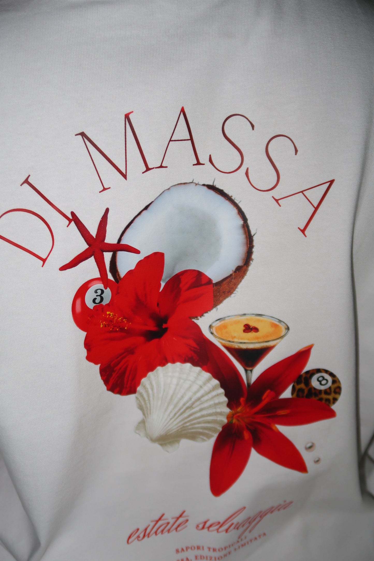 "FIORE ROSSO" OVERSIZED T-SHIRT
