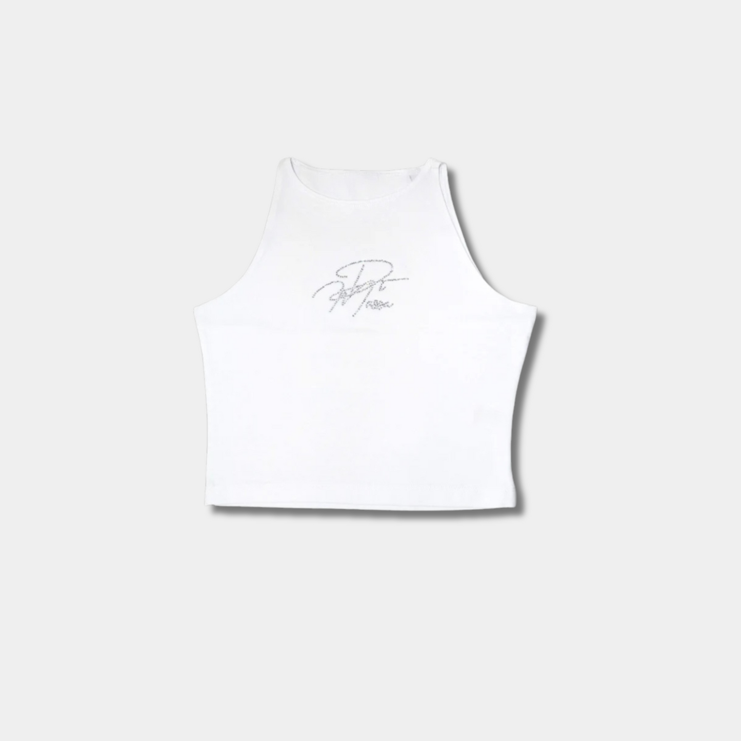 'DI MASSA' CROPPED TOP WHITE