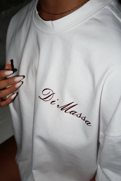 "FIORE ROSSO" OVERSIZED T-SHIRT