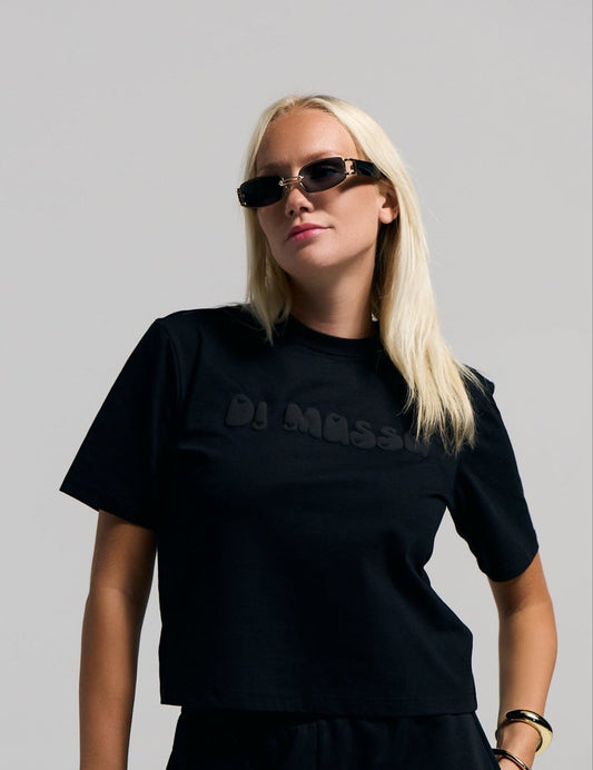 DI MASSA BOXY 3D TEE BLACK