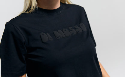 DI MASSA BOXY 3D TEE BLACK