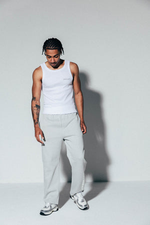 Tank Top - White/Grey