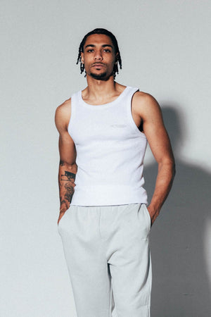 Tank Top - White/Grey
