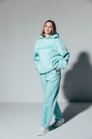 Aqua heavy Hoodie