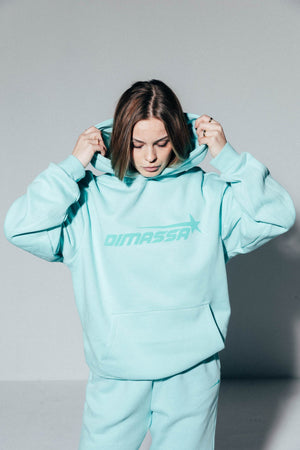 Aqua heavy Hoodie
