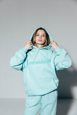 Aqua heavy Hoodie