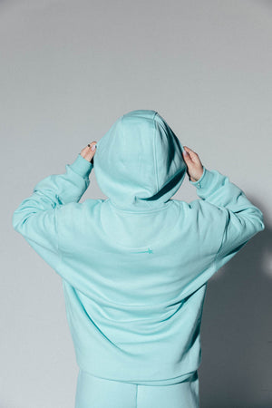 Aqua heavy Hoodie