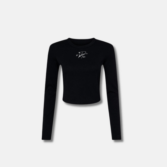 `DI MASSA´ SHINY LONGSLEEVE BLACK